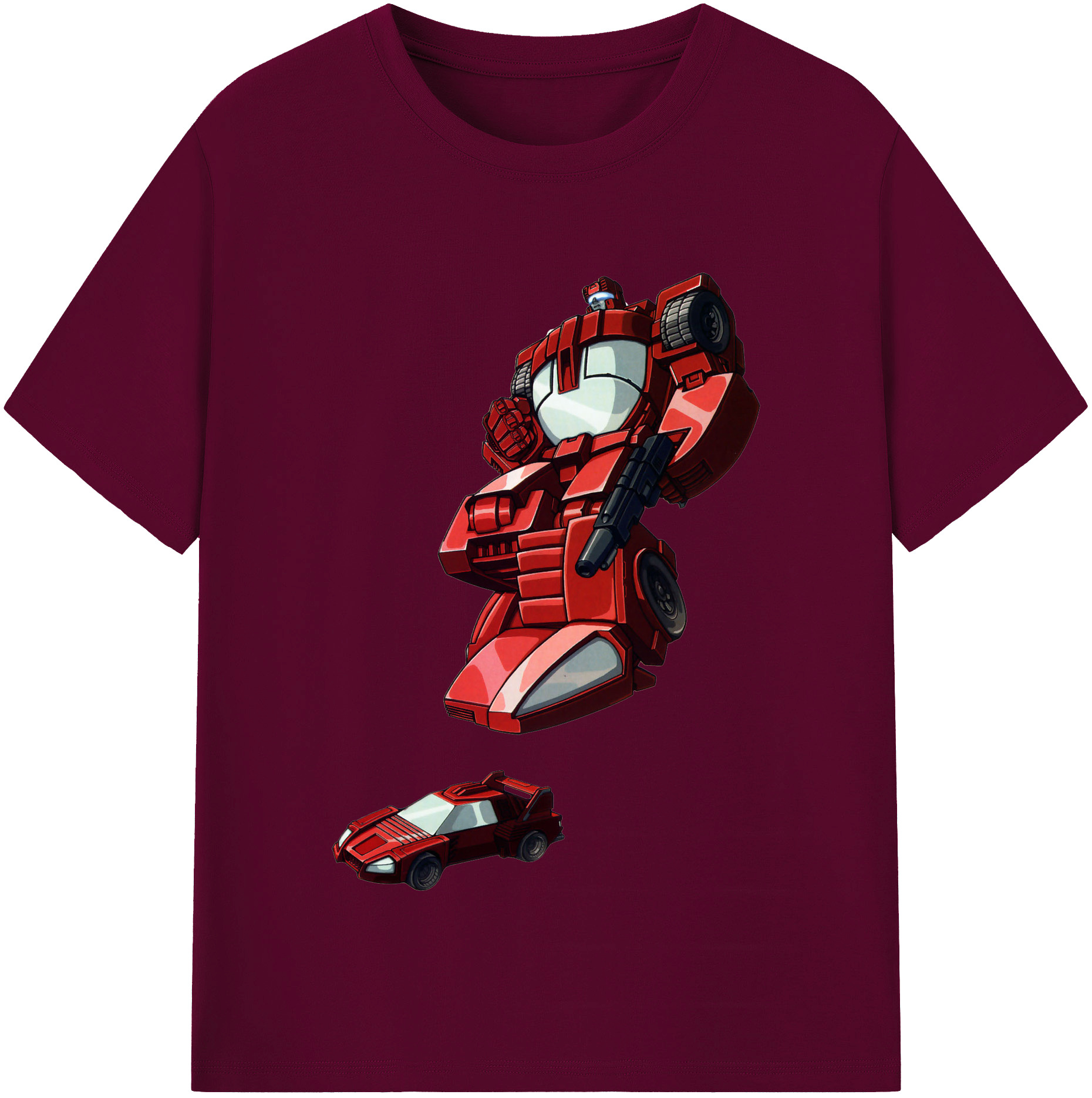 （画像用）  レディースカジュアルプリントTシャツ（綿100％）